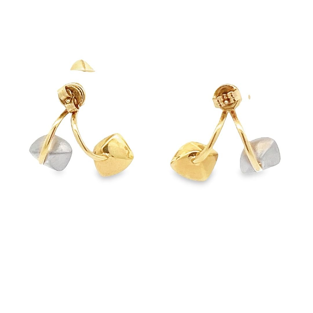 14ct Yellow Gold fancy Earrings 2021365 - FJewellery
