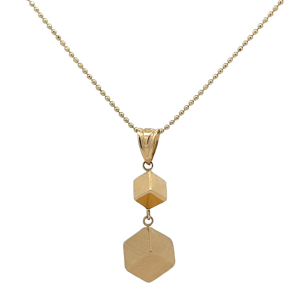 14ct Yellow Gold Fancy Necklace - FJewellery