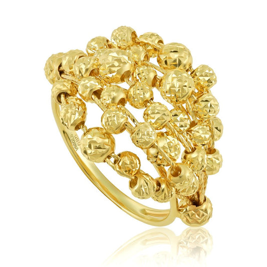 14ct Yellow Gold fancy ring 2021523 - FJewellery