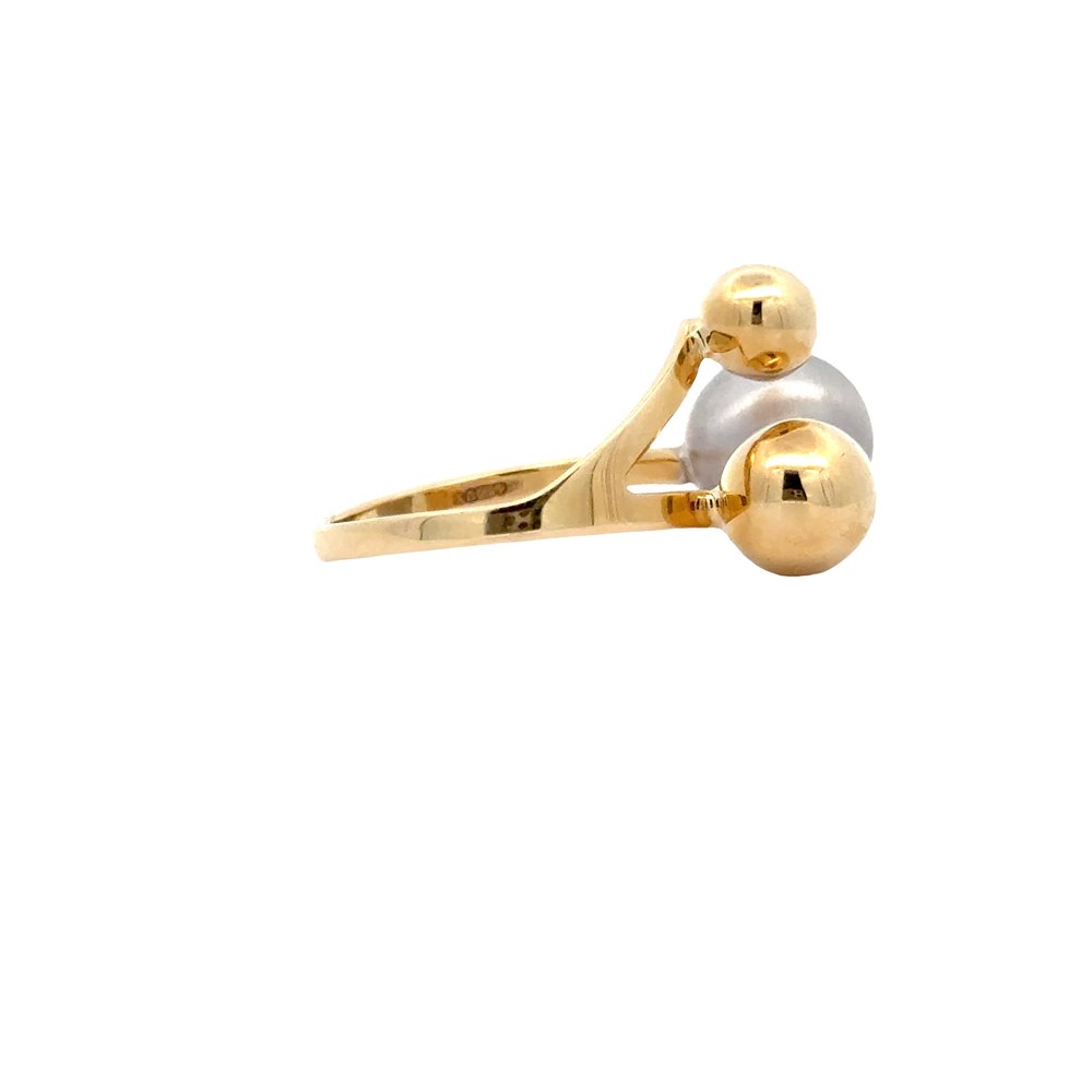 14ct Yellow Gold Fancy Ring 2mm - FJewellery