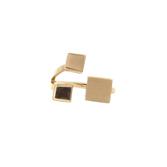 14ct Yellow Gold Fancy Ring 3.5mm - FJewellery