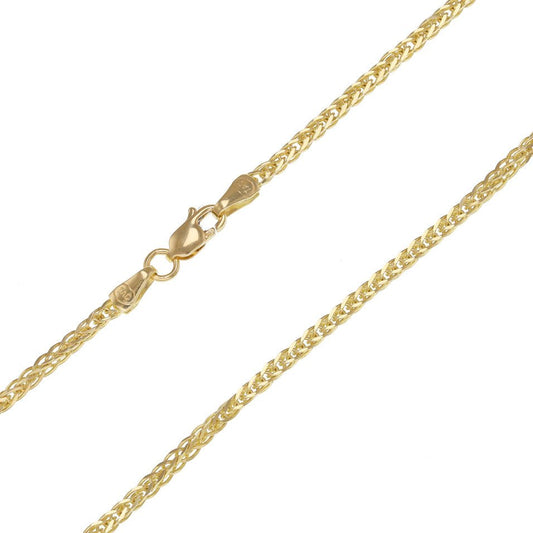 14ct Yellow Gold Franco Chain -1.5mm - FJewellery