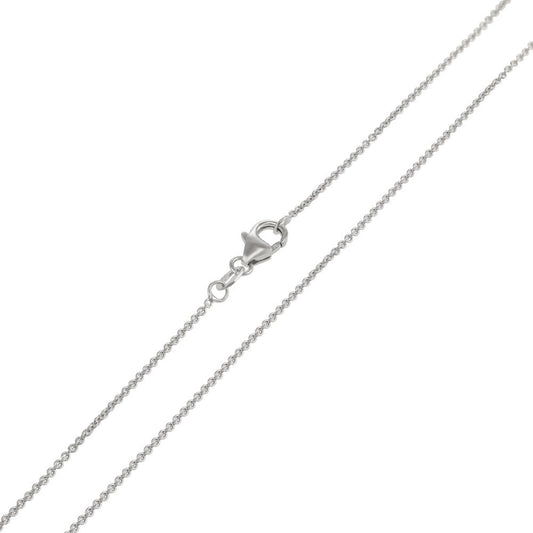 18ct White Gold 1.5mm Rolo Chain - FJewellery