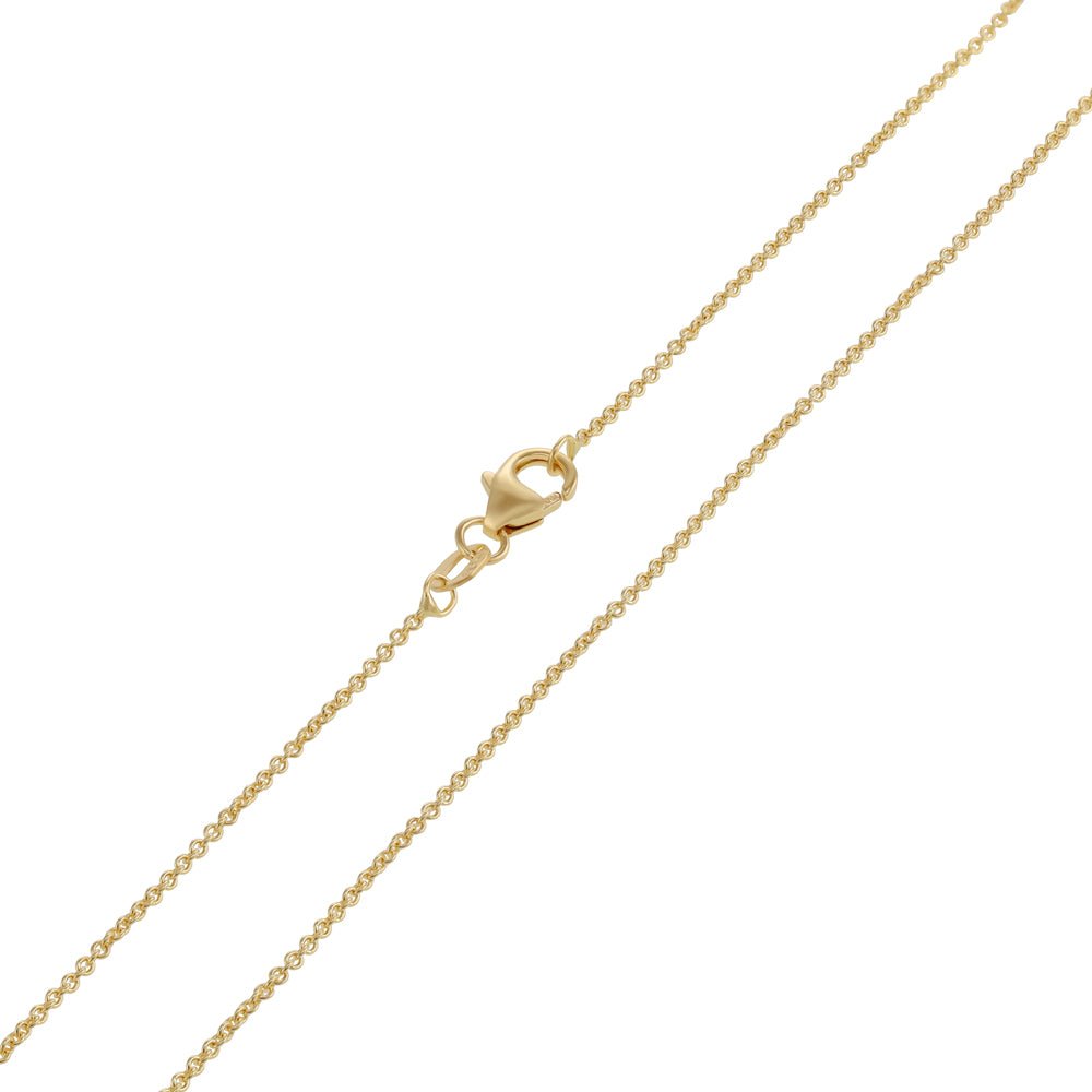 18ct Yellow Gold 1.5mm Rolo Chain - FJewellery