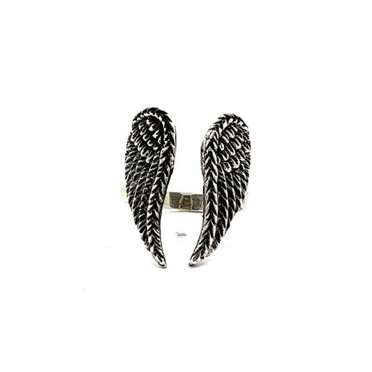925 silver angel wings ring AS0014 - FJewellery