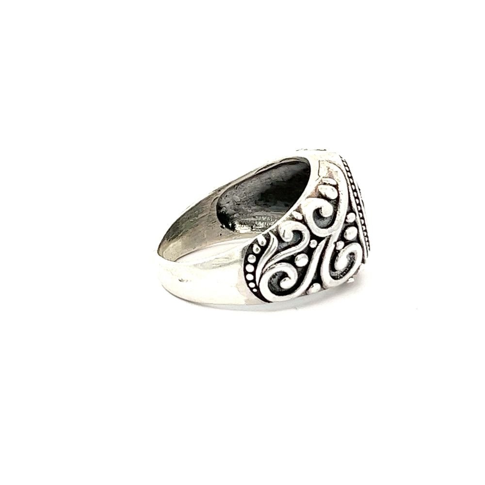 925 silver Celtic cross ring AS0015 - FJewellery