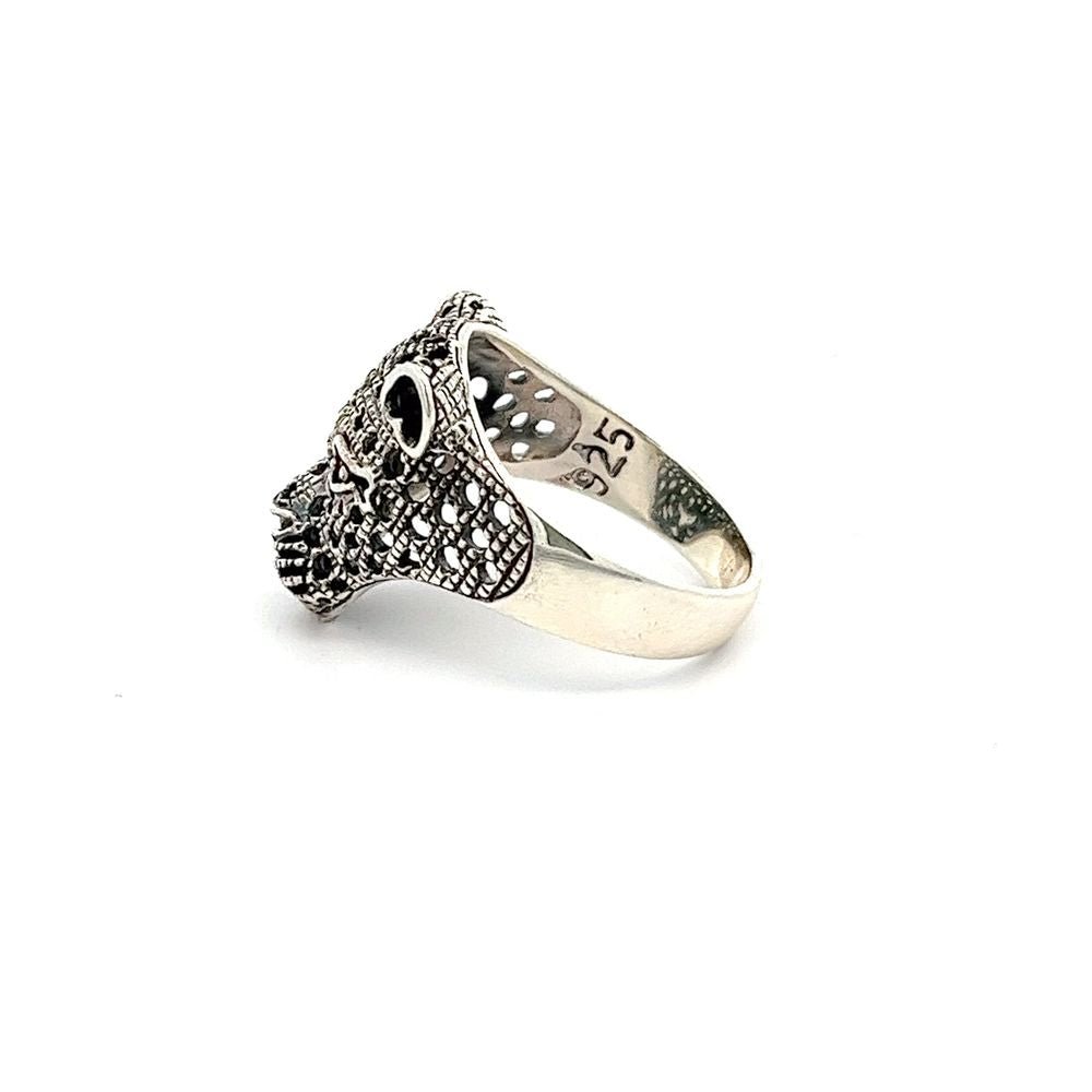 925 silver leopard ring AS0001 - FJewellery