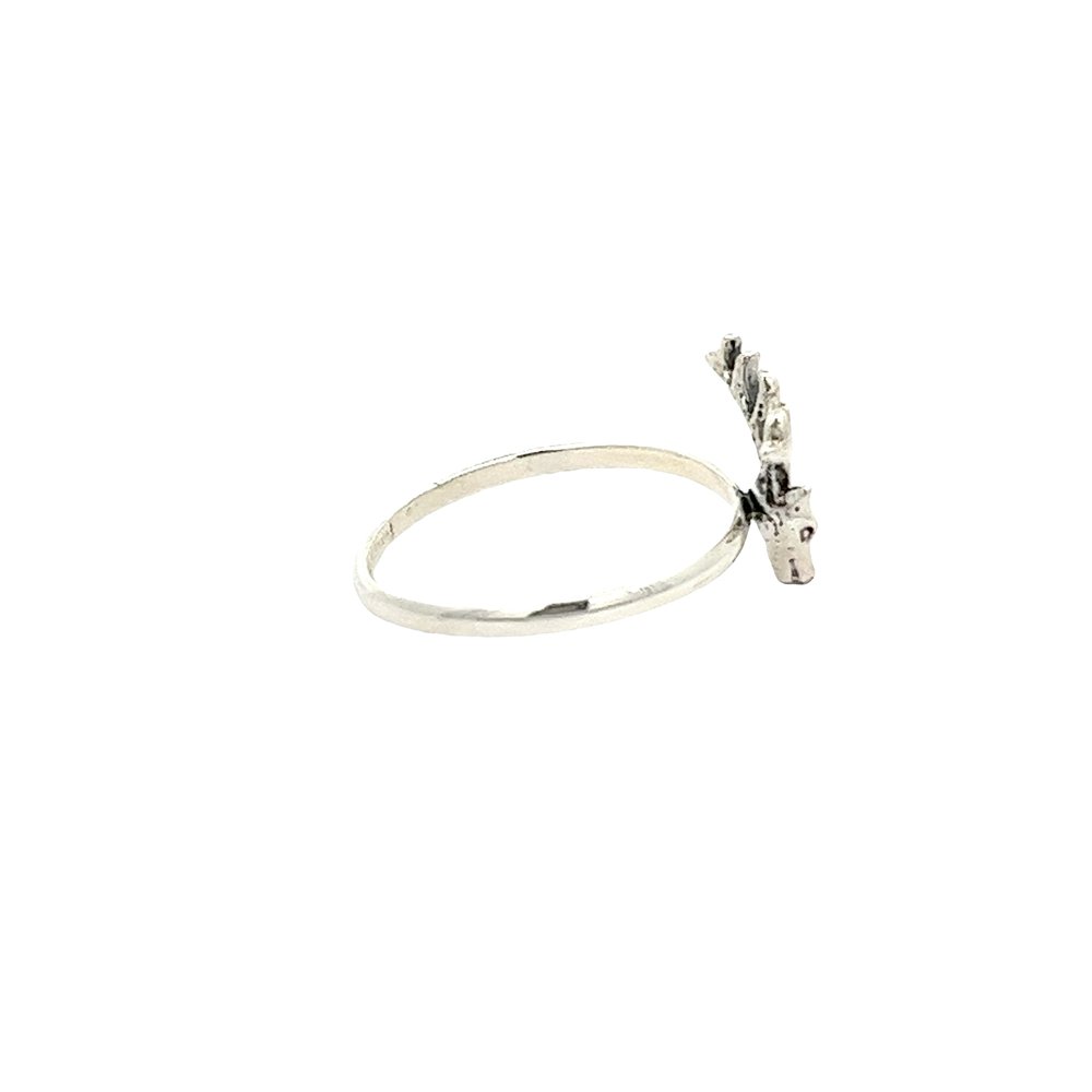 925 silver reindeer ring AS0034 - FJewellery