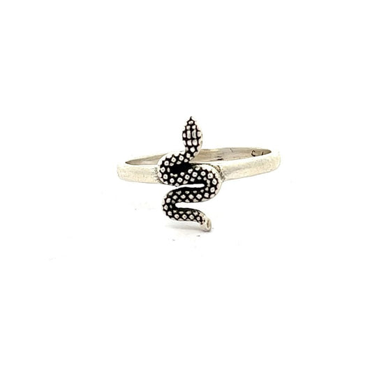 925 silver ring with full snake design AS0025 - FJewellery