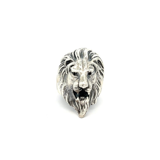 925 silver roaring lion ring AS0047 - FJewellery