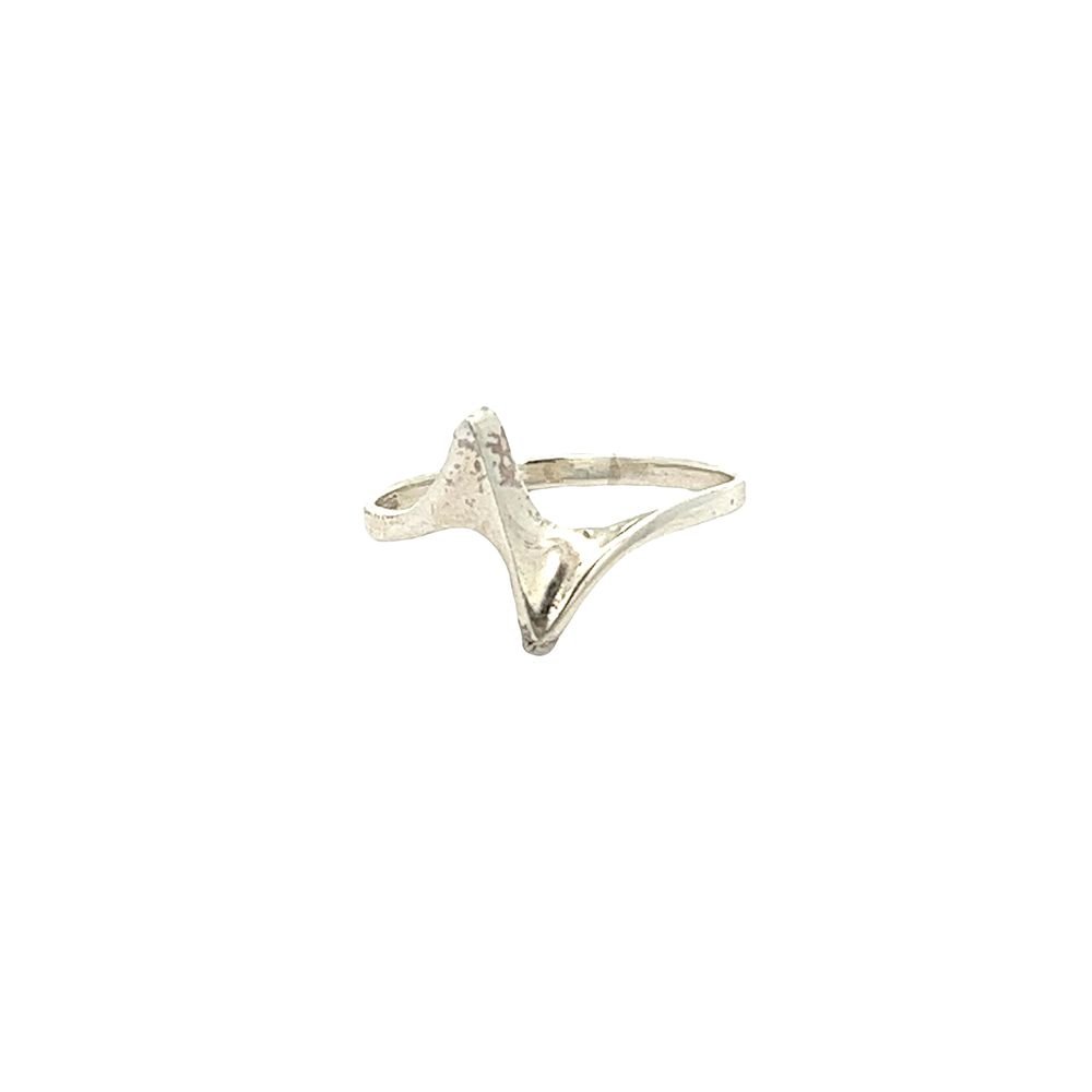 925 silver zigzag ring AS0029 - FJewellery