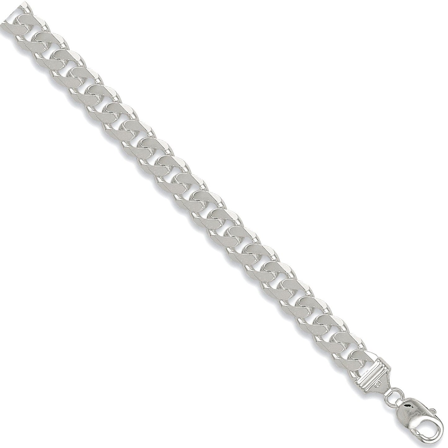 925 Sterling Silver 11.5mm Necklace Chain - FJewellery