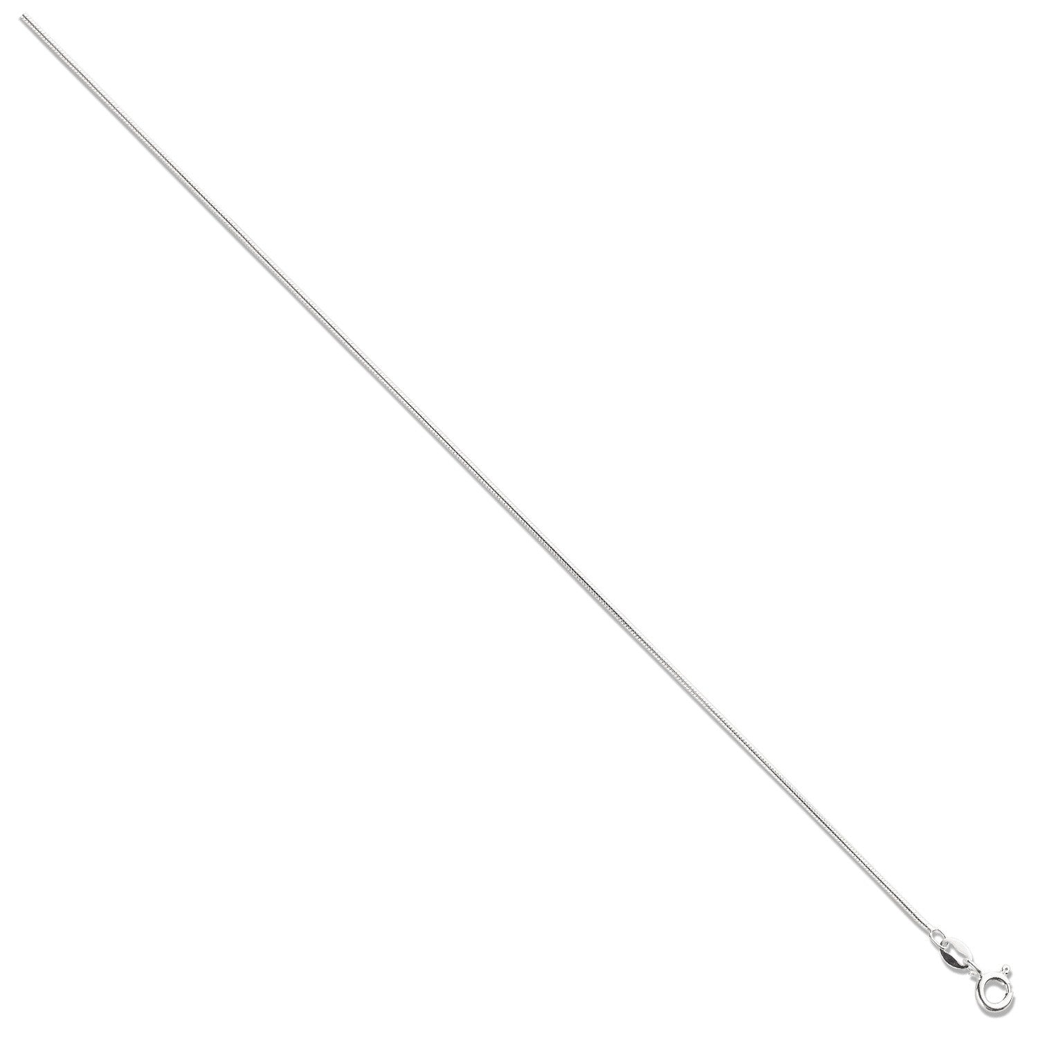 925 Sterling Silver 1.5mm Snake Chain 4.7g - FJewellery
