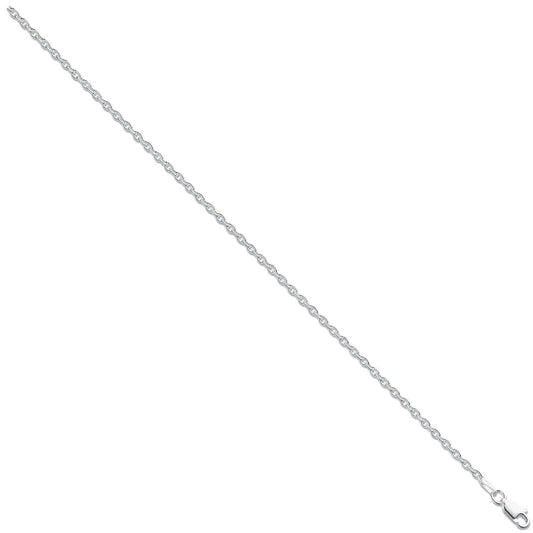 925 Sterling Silver 2.5mm Rolo Chain - FJewellery