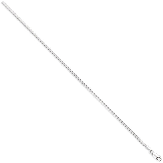 925 Sterling Silver 2.5mm Spiga Chain - FJewellery