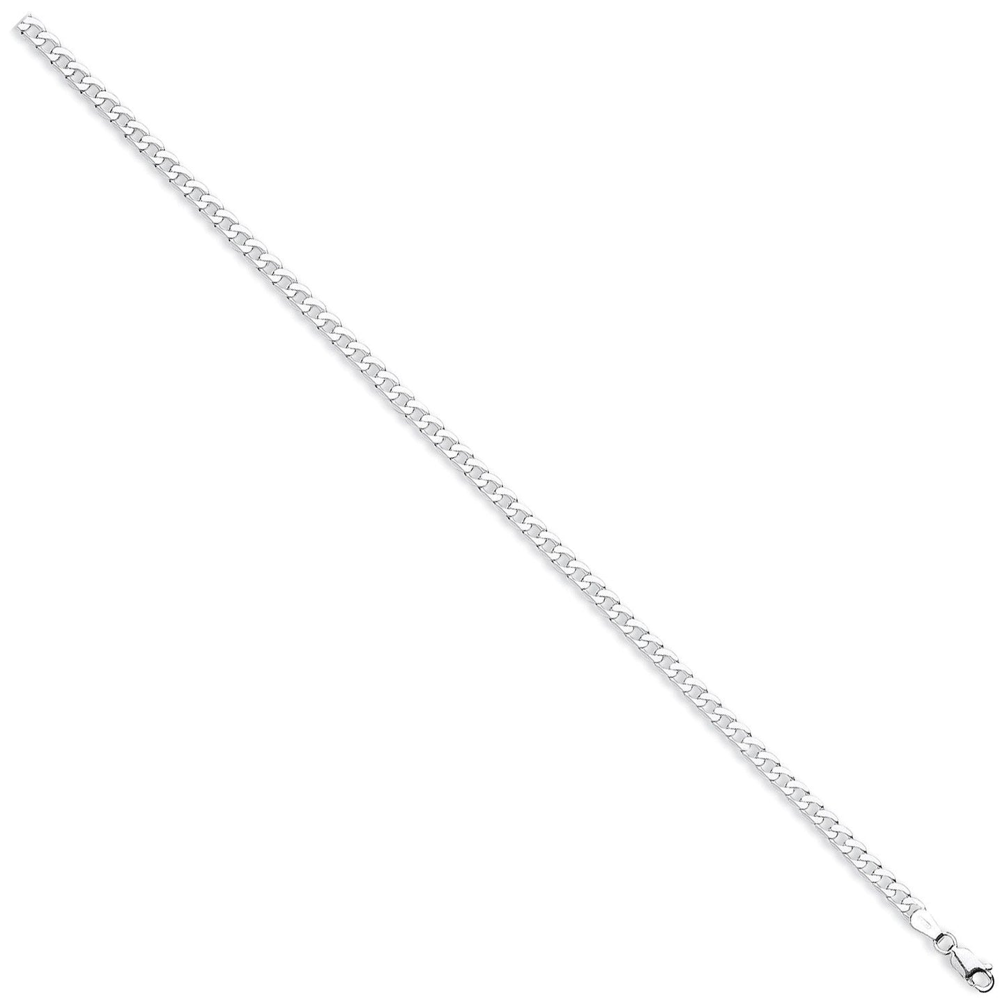 925 Sterling Silver 4.5mm Curb Chain - FJewellery