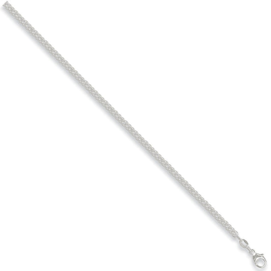 925 Sterling Silver 4mm Classic Curb Chain - FJewellery