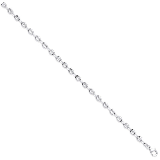 925 Sterling Silver Anchor Link Chain - FJewellery