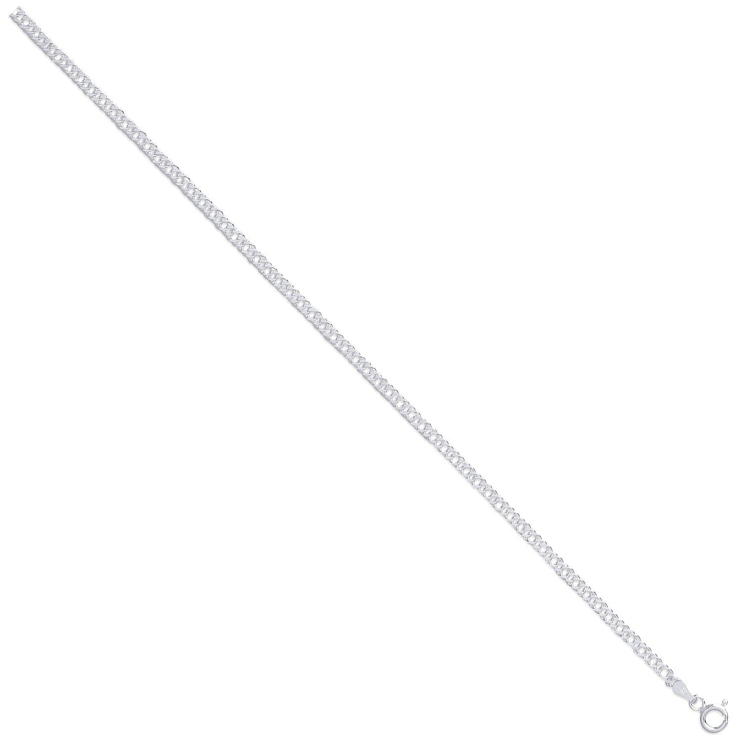 925 Sterling Silver Double Link Curb - FJewellery