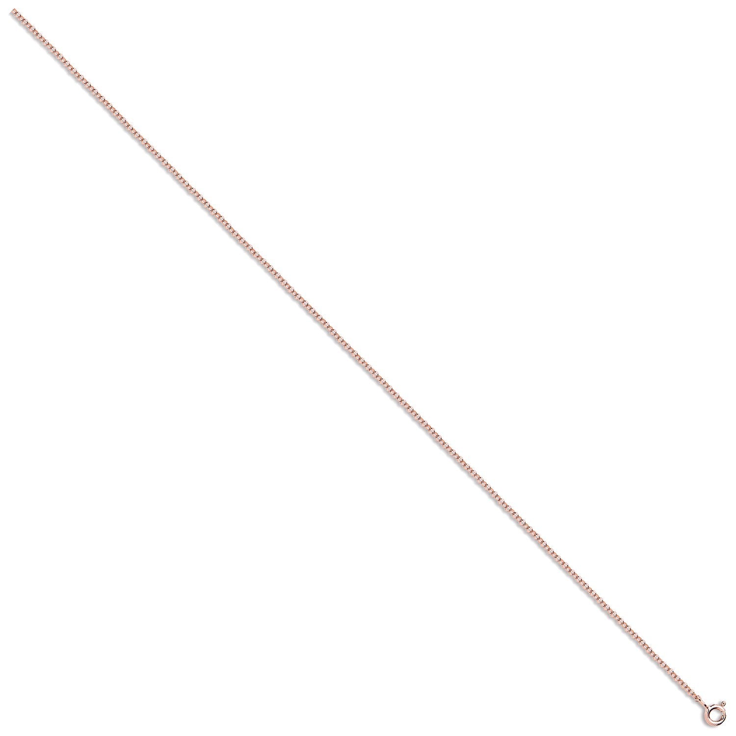 9ct Rose Gold 2mm Belcher Chain - FJewellery