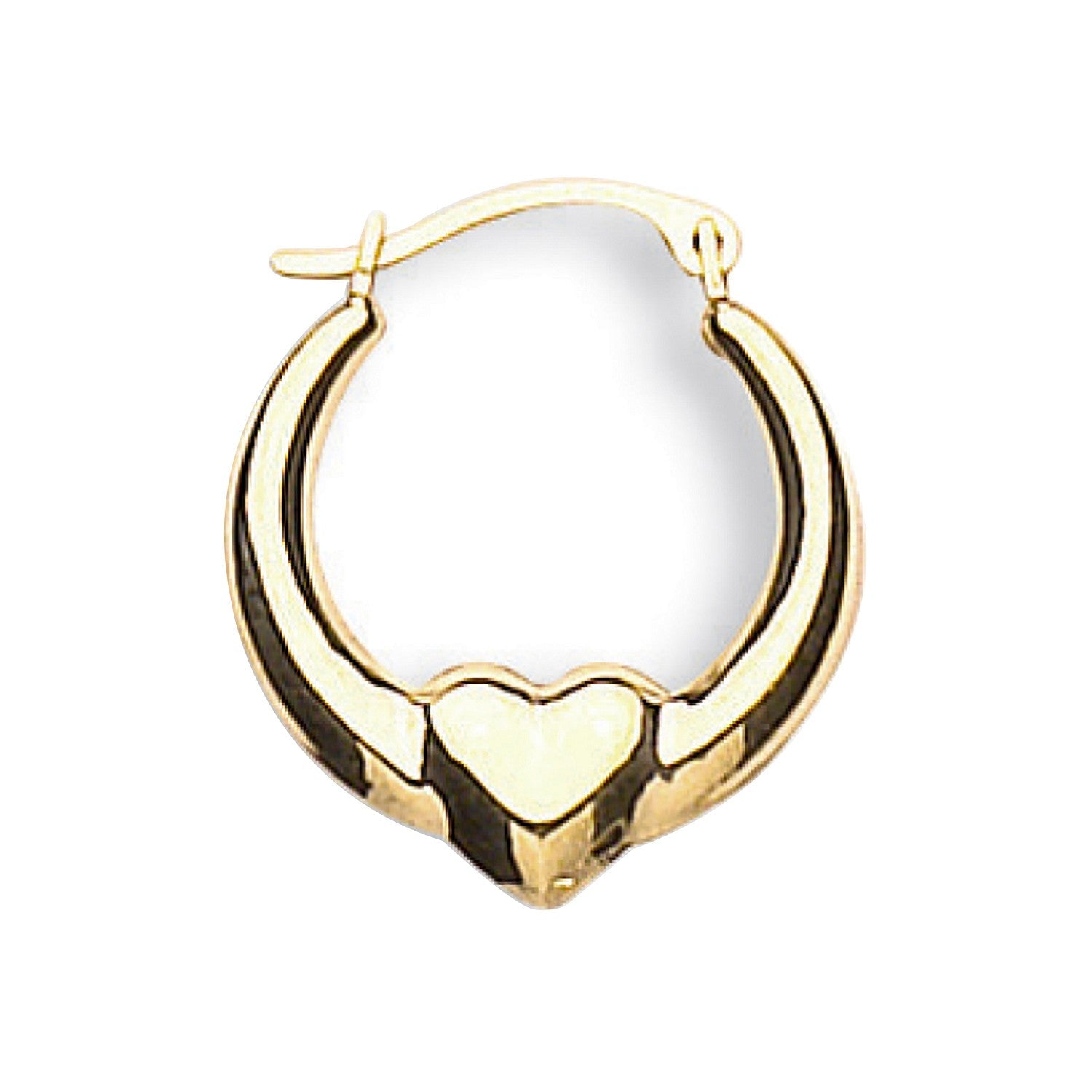 9ct Y Gold Creole Earrings - FJewellery