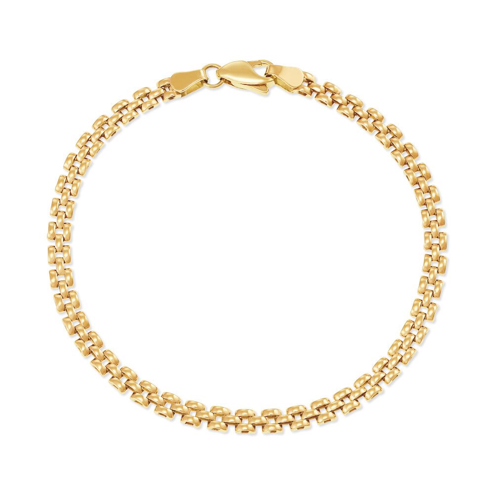 9ct Y Gold Fancy Bracelet - FJewellery