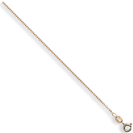 9ct Yellow Gold 1.2mm Belcher Chain - FJewellery