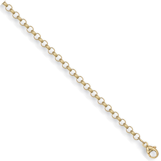 9ct Yellow Gold 3.5mm Round Belcher Chain - FJewellery