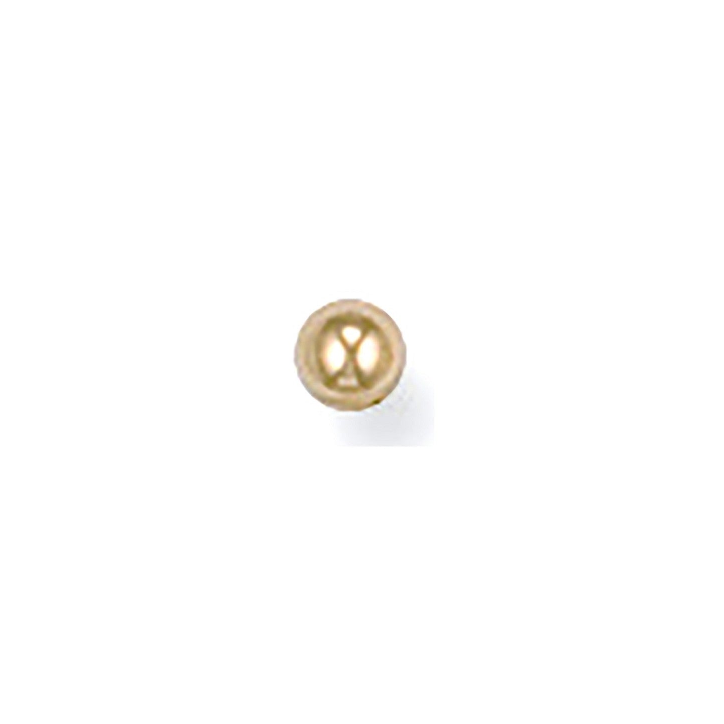 9ct Yellow Gold 3mm Ball Nose Stud - FJewellery