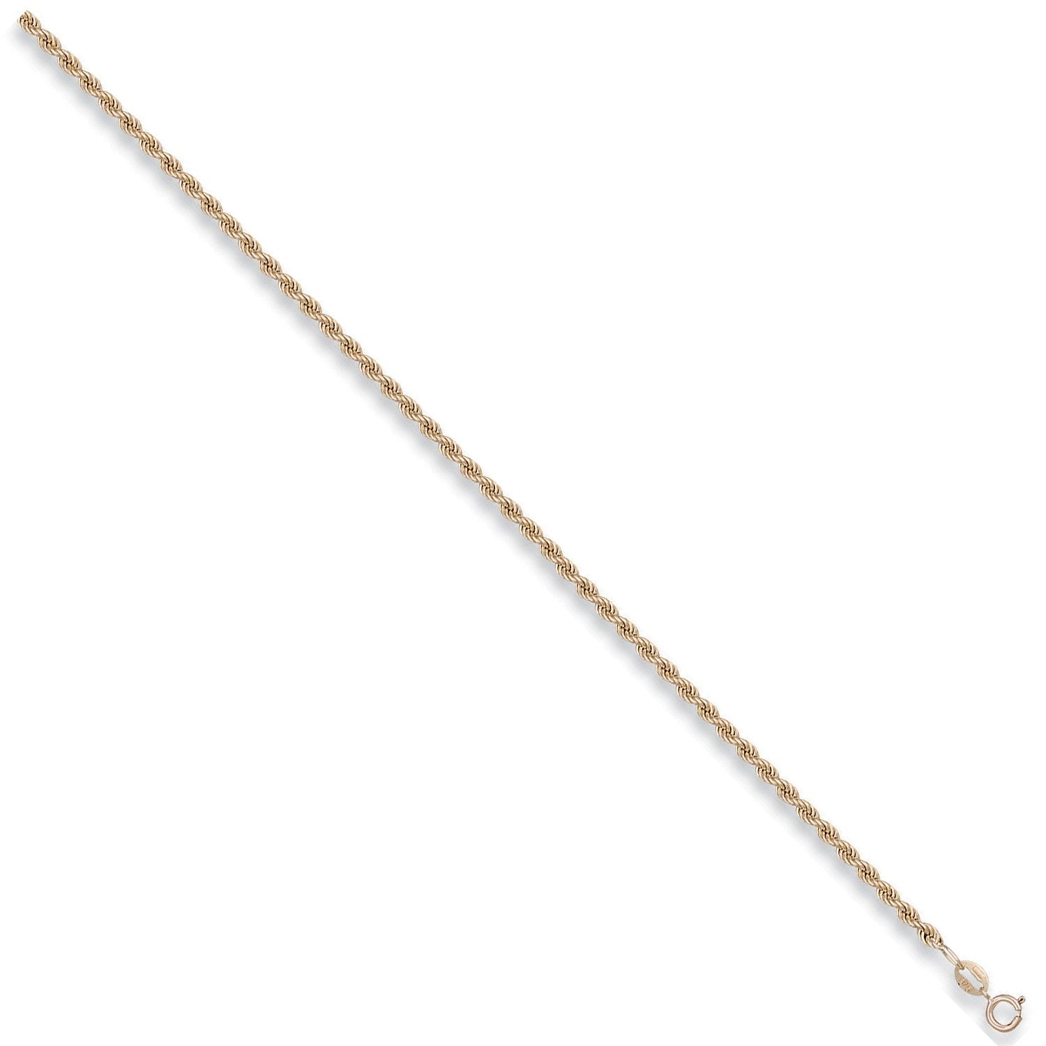 9ct Yellow Gold 3mm Rope Chain - FJewellery