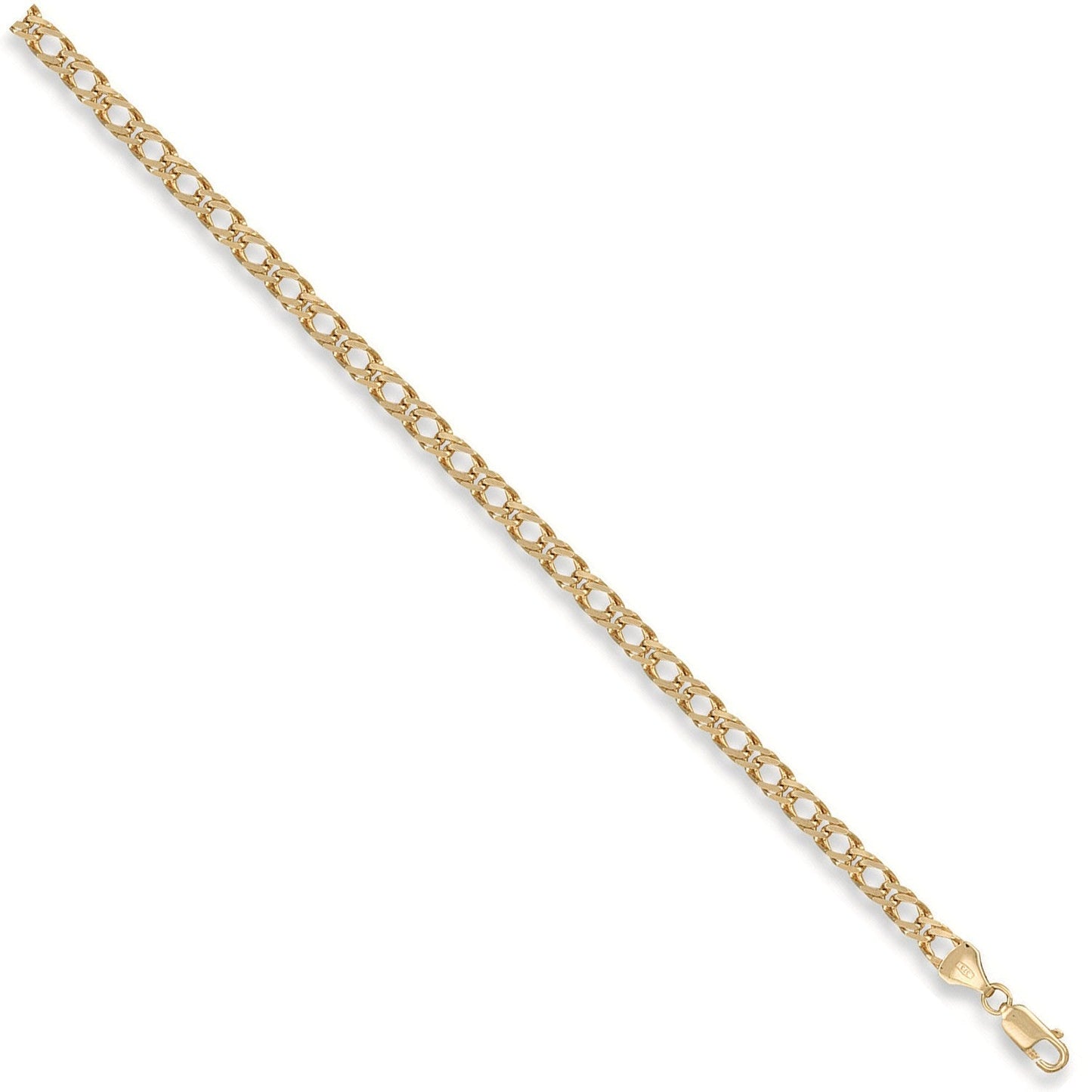 9ct Yellow Gold 4.6mm Classic Curb Chain - FJewellery