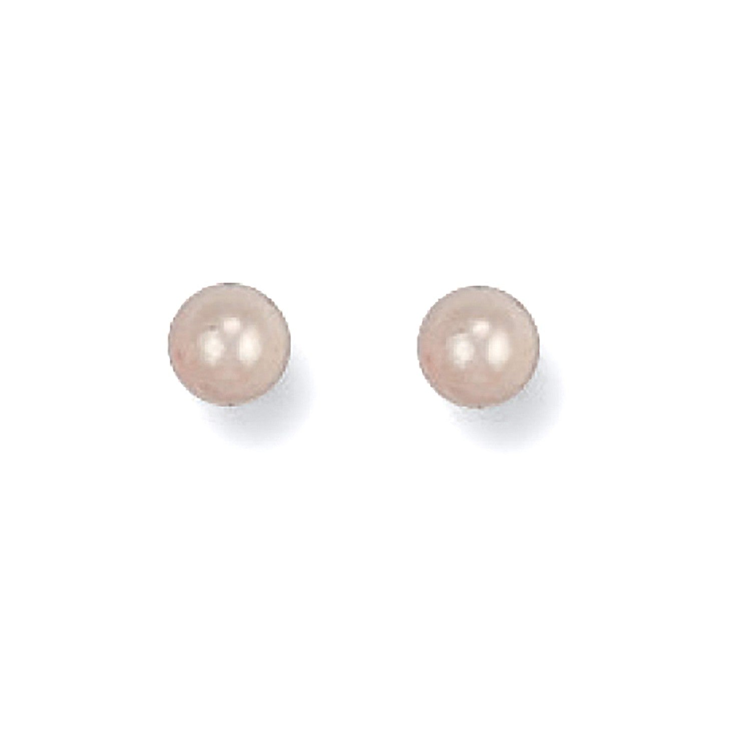 9ct Yellow Gold 4mm Cultured Pearl Studs - FJewellery