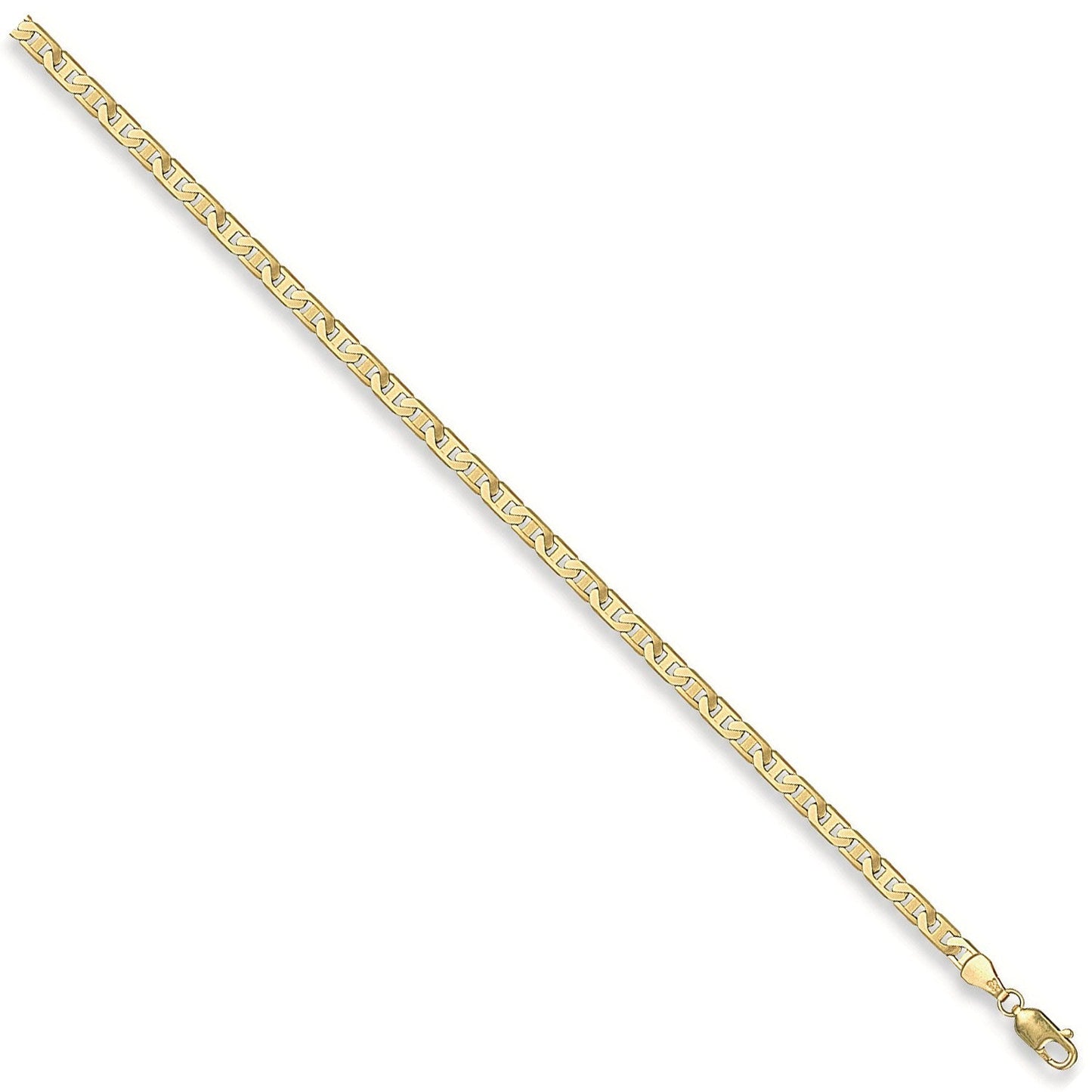 9ct Yellow Gold Anchor Chain 4mm - FJewellery