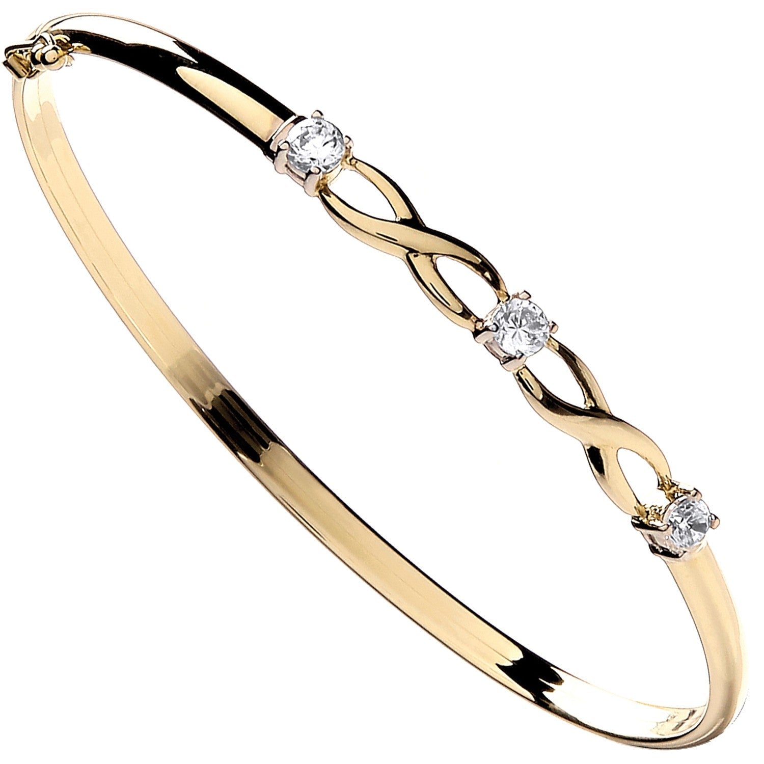9ct Yellow Gold Bangle 5.0mm - FJewellery