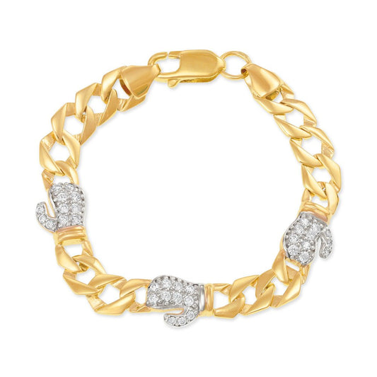 9ct Yellow Gold Boxing Glove Bracelet - FJewellery