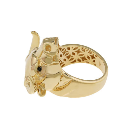 9ct Yellow Gold Bull ring HPR0109 - FJewellery