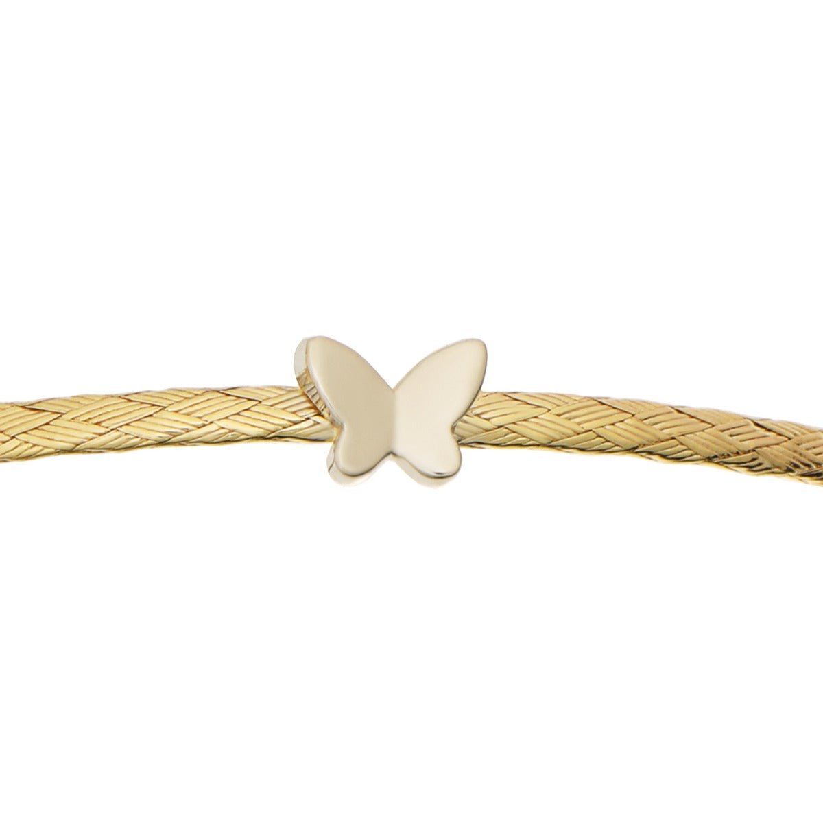 9ct Yellow Gold Butterfly bracelet 2016344 - FJewellery