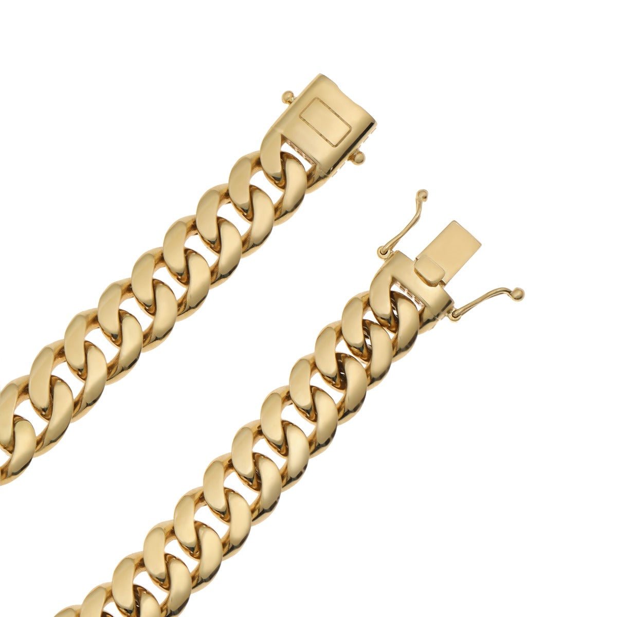 9ct Yellow Gold Curb bracelet 9" - FJewellery
