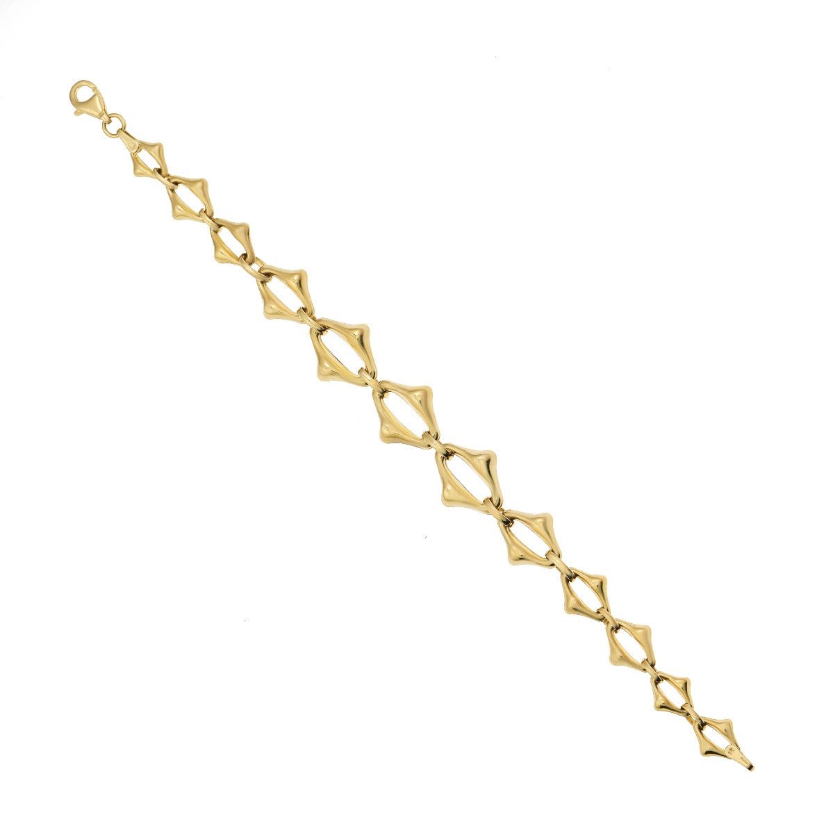 9ct Yellow Gold Fancy Bracelet 5mm 2380100 B - FJewellery
