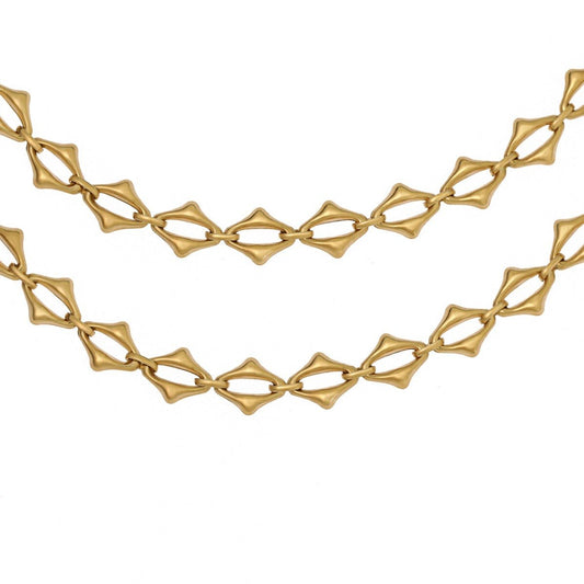 9ct Yellow Gold Fancy Chain 10mm 2017040 - FJewellery