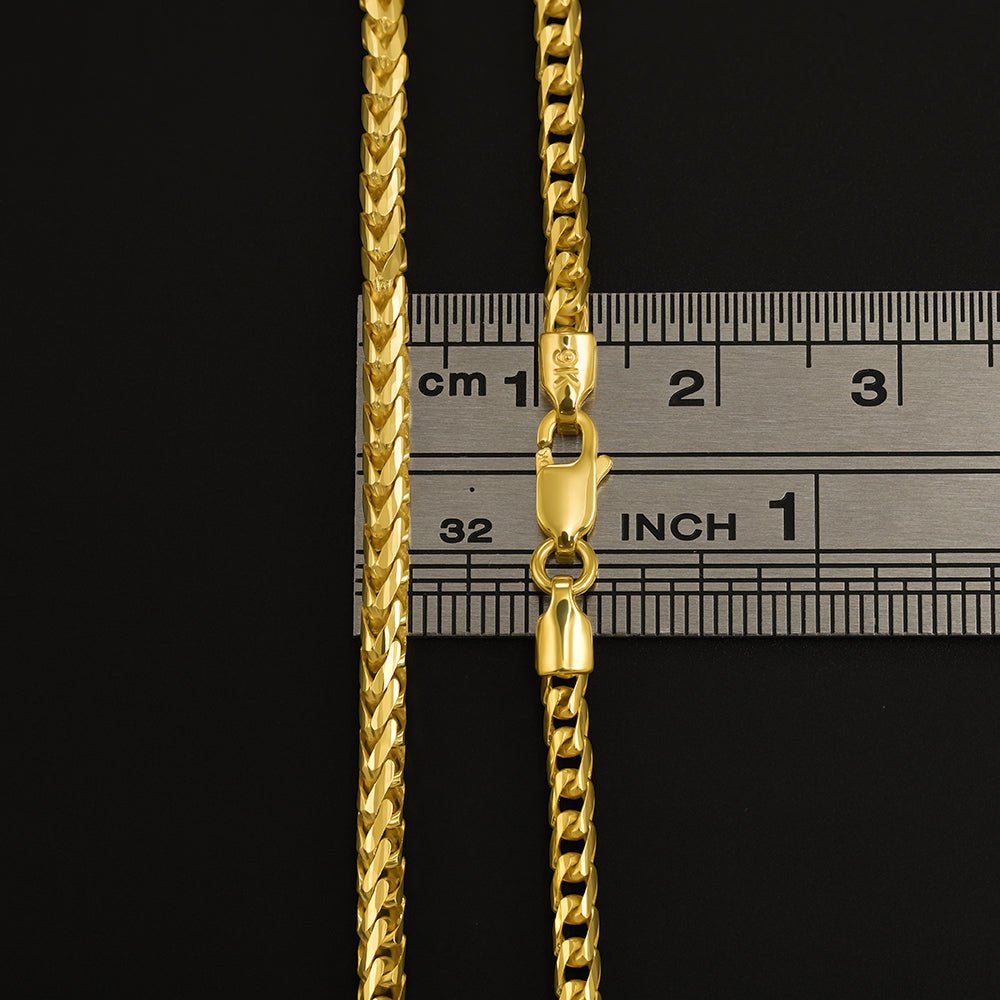 9ct Yellow Gold Franco Chain 3mm CNM12282 - FJewellery