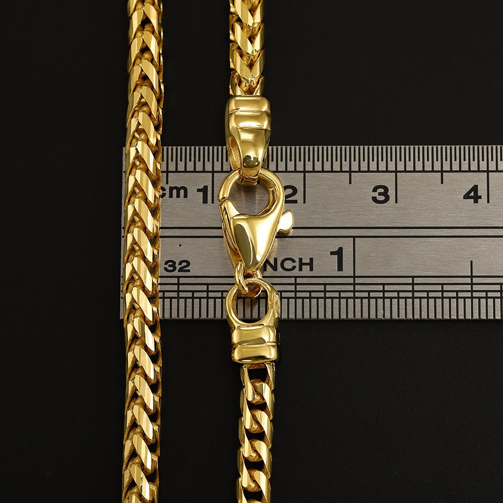 9ct Yellow Gold Franco Chain 4mm CNM10359 - FJewellery