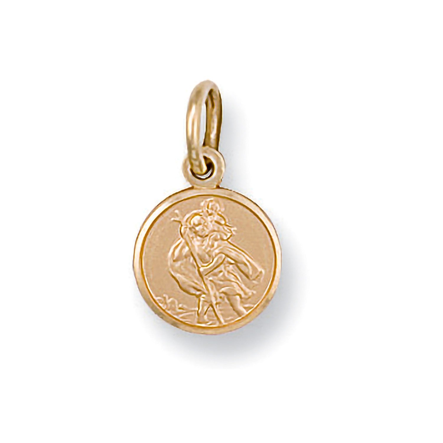 9ct Yellow Gold St Christopher Classic Pendant - FJewellery